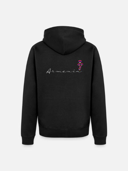Arménie - Veste à capuche bio Premium Unisexe - noir