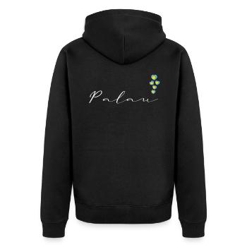Palau - Veste à capuche bio Premium Unisexe - noir - Dos - Nico (187cm)