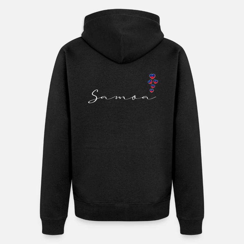 Samoa - Veste à capuche bio Premium Unisexe - noir