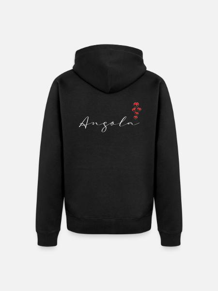 Angola - Veste à capuche bio Premium Unisexe - noir