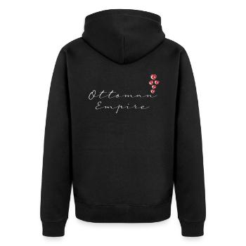 Empire ottoman - Veste à capuche bio Premium Unisexe - noir - Dos - Nico (187cm)
