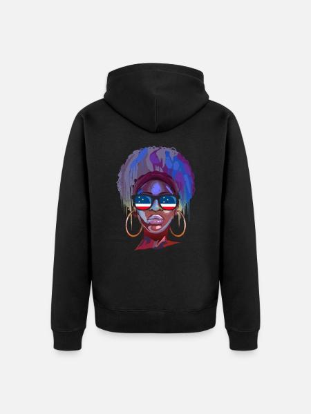 Gagauzia - Unisex Premium Organic Zip Hoodie - black