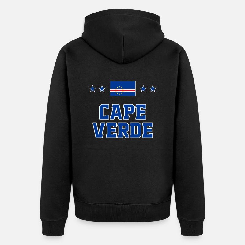 Cap Vert - Veste à capuche bio Premium Unisexe - noir