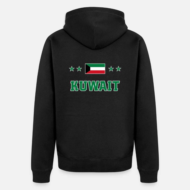 Koweït - Veste à capuche bio Premium Unisexe - noir