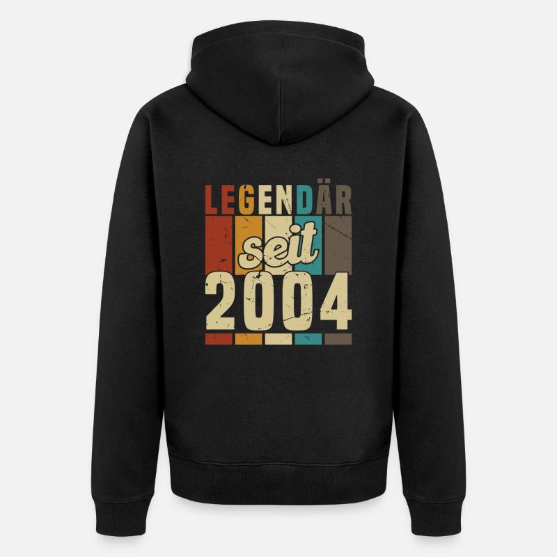 Légendaire depuis 2004 - Veste à capuche bio Premium Unisexe - noir