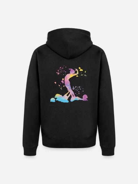 Artistic Swim Team Synchronized Swimming - Unisex Premium Organic Zip Hoodie - black