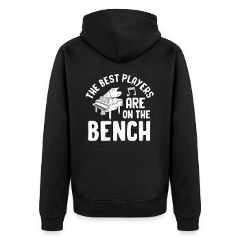Les meilleurs joueurs Pianiste Pianiste - Veste à capuche bio Premium Unisexe - noir - Dos - Nico (187cm)
