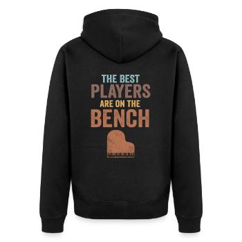 Les meilleurs joueurs Pianiste Pianiste - Veste à capuche bio Premium Unisexe - noir - Dos - Nico (187cm)