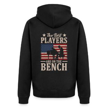 Les meilleurs joueurs Pianiste Pianiste - Veste à capuche bio Premium Unisexe - noir - Dos - Nico (187cm)