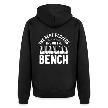 Les meilleurs joueurs Pianiste Pianiste - Veste à capuche bio Premium Unisexe - noir - Dos - Nico (187cm)