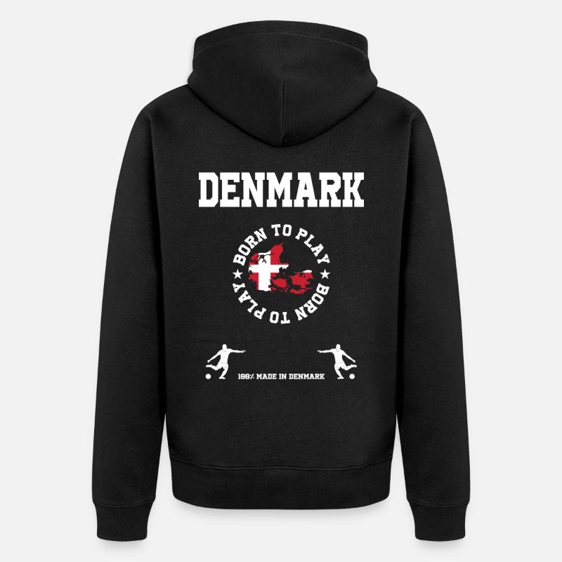 Danemark - Veste à capuche bio Premium Unisexe - noir