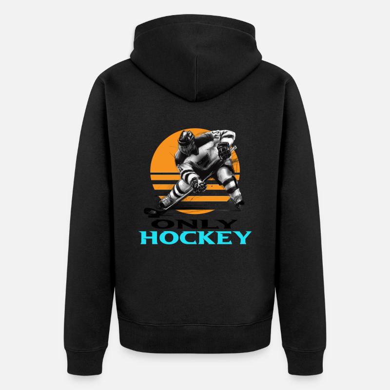 Hockey - Veste à capuche bio Premium Unisexe - noir