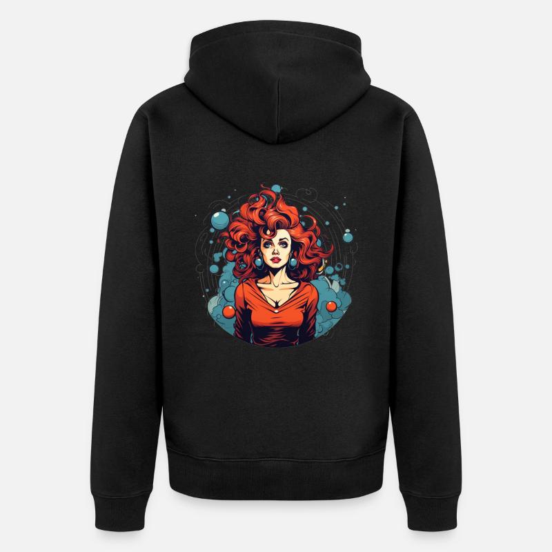 Mère de tous les problèmes - Veste à capuche bio Premium Unisexe - undefined