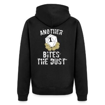 Cubes drôles RPG Stratégie Jeu de société Proverbe - Veste à capuche bio Premium Unisexe - noir - Dos - Nico (187cm)