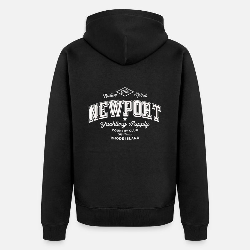 Newport yachting supply - Veste à capuche bio Premium Unisexe - noir