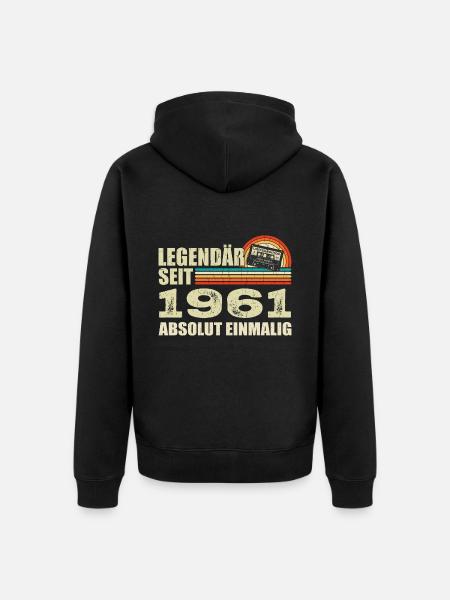 Légendaire depuis 1961 - absolument unique - Veste à capuche bio Premium Unisexe - noir