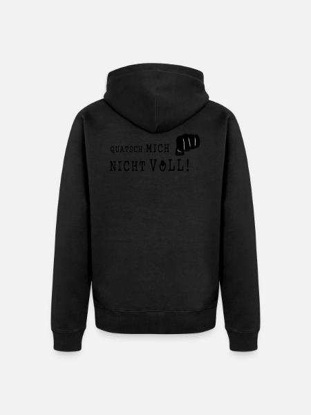 WRONG ME NOT FULL - Unisex Premium Organic Zip Hoodie - black