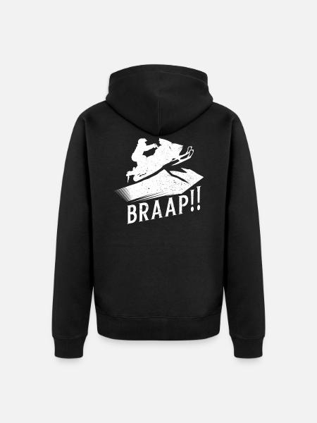 BRAAP !! - Veste à capuche bio Premium Unisexe - noir