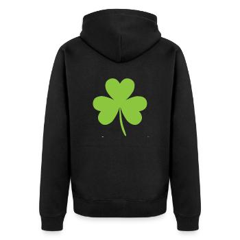 cloverleaf - Veste à capuche bio Premium Unisexe - noir - Dos - Nico (187cm)
