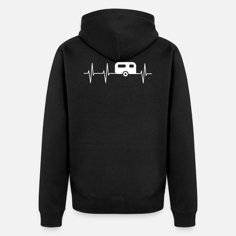 Camping - Veste à capuche bio Premium Unisexe - noir