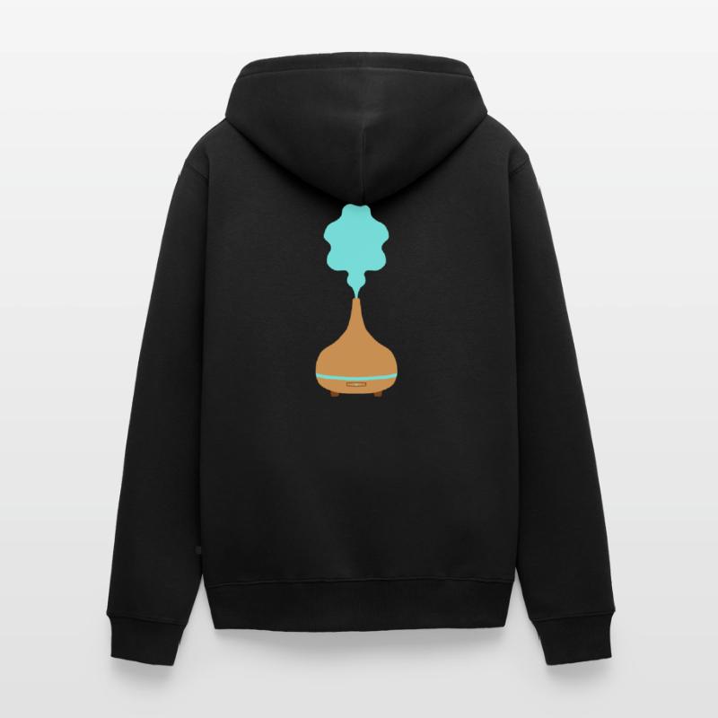 Aroma Diffuser / Duftlampe / Raumbefeuchter Unisex Premium Bio Zip Hoodie