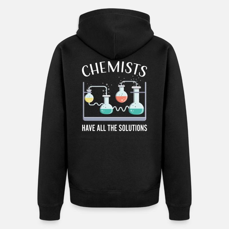 chimie - Veste à capuche bio Premium Unisexe - noir