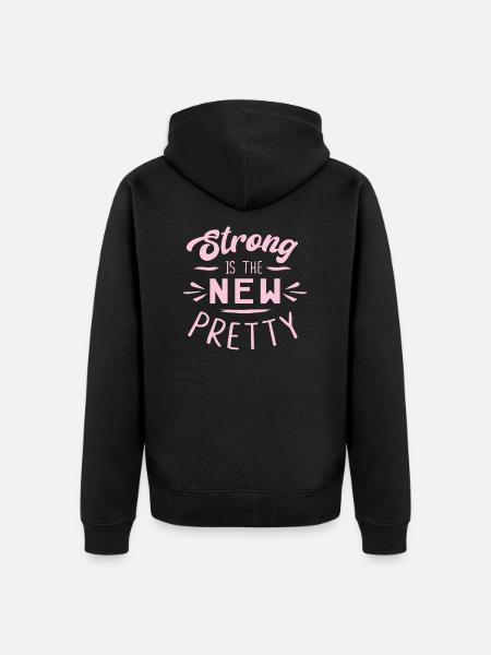 Feminismus Feminist - Premium økologisk unisex-hættejakke - sort