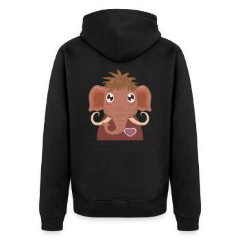 Mammut - Unisex Premium Bio Zip Hoodie - Schwarz - Hinten - Nico (187cm)