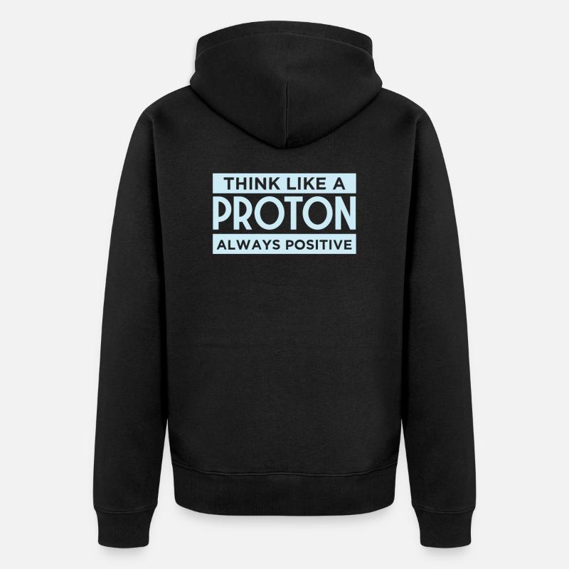 Science physique - Veste à capuche bio Premium Unisexe - noir