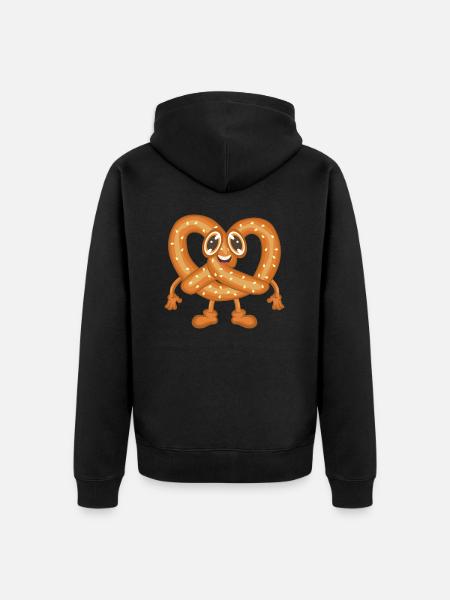 bretzel - Veste à capuche bio Premium Unisexe - noir