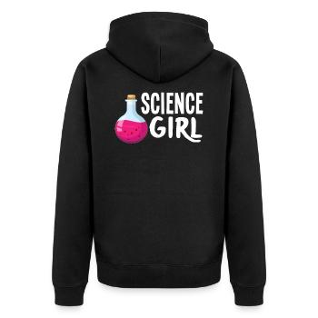 Science chimiste drôle de chimie - Veste à capuche bio Premium Unisexe - noir - Dos - Nico (187cm)