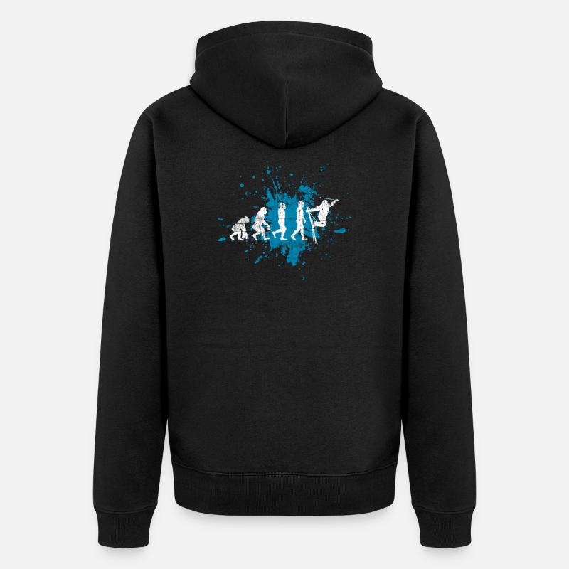 ski - Veste à capuche bio Premium Unisexe - noir