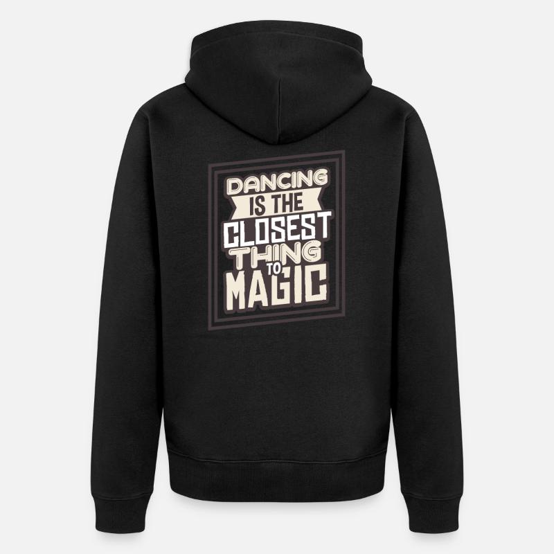 Danseurs - Veste à capuche bio Premium Unisexe - noir