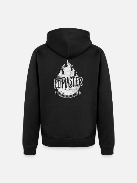 Grilling grill - Unisex Premium Organic Zip Hoodie - black
