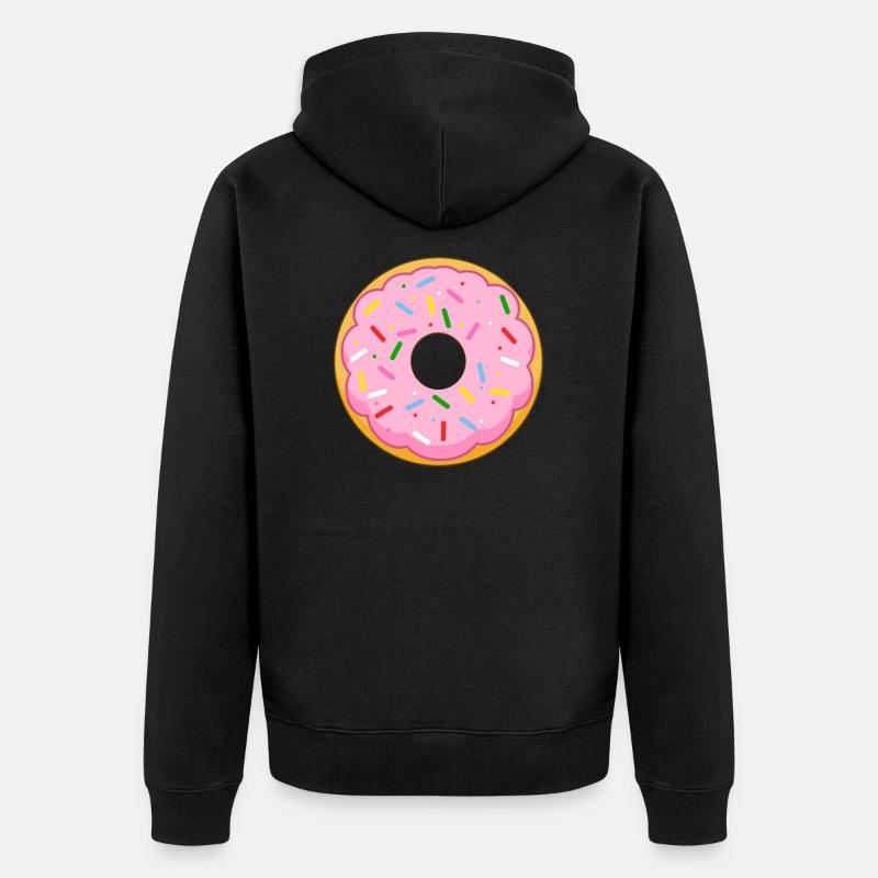 Donut - Veste à capuche bio Premium Unisexe - noir
