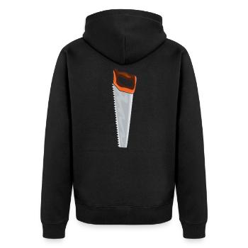 Scie Artisans Outil - Veste à capuche bio Premium Unisexe - noir - Dos - Nico (187cm)