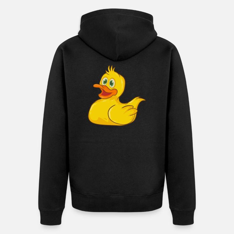 Canards de bain - Veste à capuche bio Premium Unisexe - noir