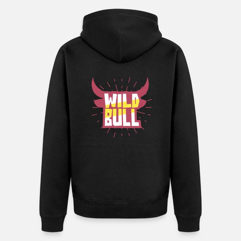 Flic - Veste à capuche bio Premium Unisexe - noir