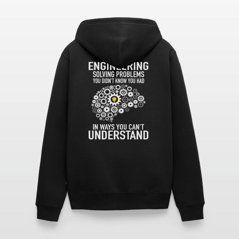 Engineer Engineering Engineer Gear Technician Unisex Premium Organic Zip Hoodie