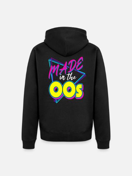 Made In The 00s - Unisex Premium Organic Zip Hoodie - black