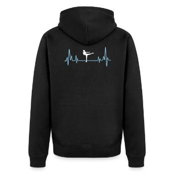 Cadeau Piloxing pour votre tout-petit - Veste à capuche bio Premium Unisexe - noir - Dos - Nico (187cm)