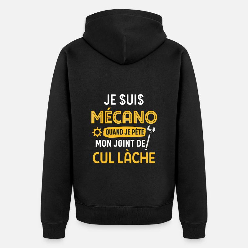 Mecano - Veste à capuche bio Premium Unisexe - noir