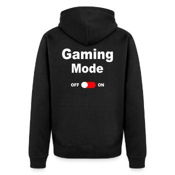 Mode De Mode Off Gamer Joke Game Enfants Cadeau - Veste à capuche bio Premium Unisexe - noir - Dos - Nico (187cm)