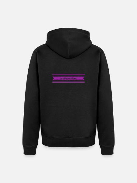 ich bin ein Verführer - Unisex Premium Bio Zip Hoodie - Schwarz