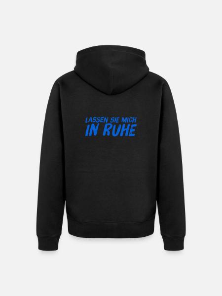 sie sind nervig - Unisex Premium Bio Zip Hoodie - Schwarz