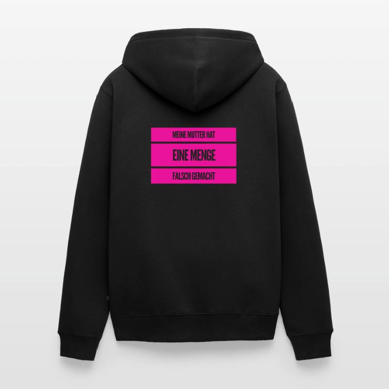 Fehler einer Mutter Unisex Premium Bio Zip Hoodie