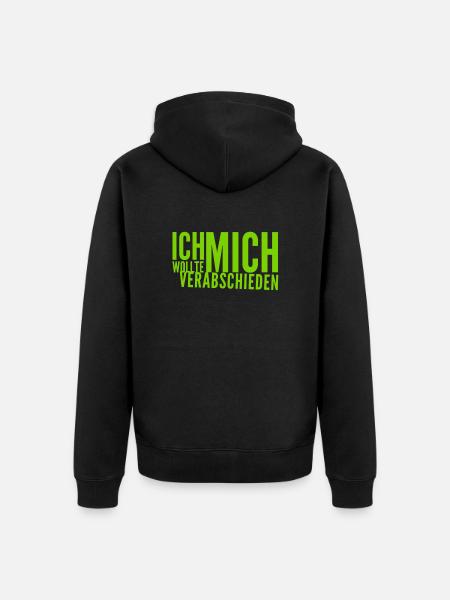 good by - Unisex Premium Bio Zip Hoodie - Schwarz