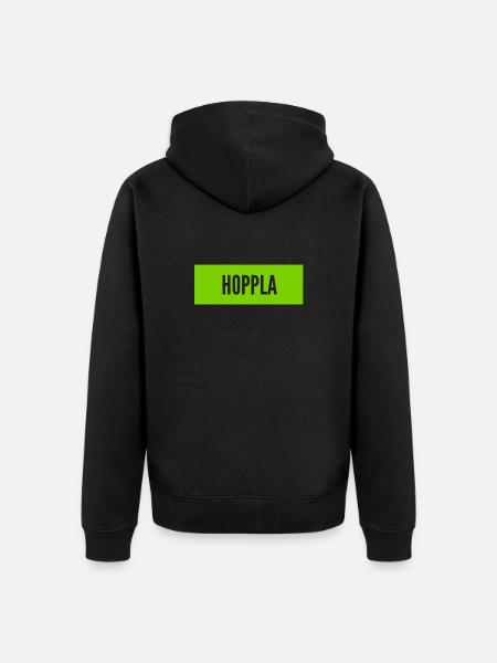 oje - Unisex Premium Bio Zip Hoodie - Schwarz