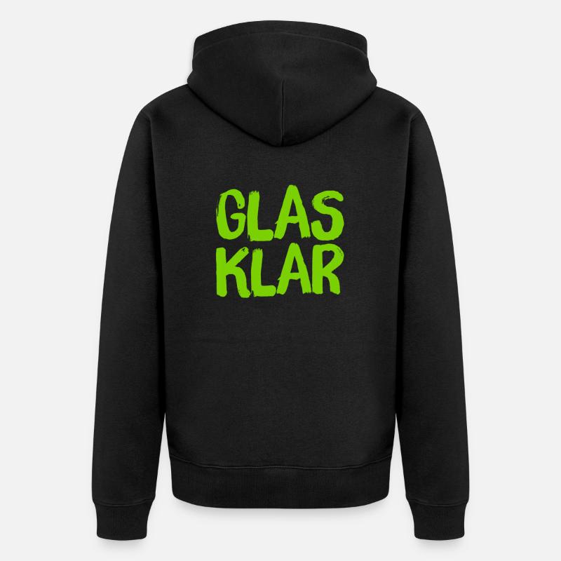 C’est tellement clair - Veste à capuche bio Premium Unisexe - noir