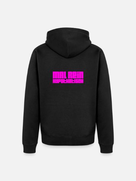 times accepted - Unisex Premium Organic Zip Hoodie - black